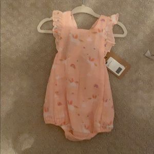 Baby girl unicorn romper/onesie